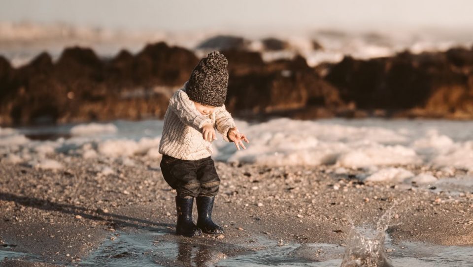 Walking by Ocean