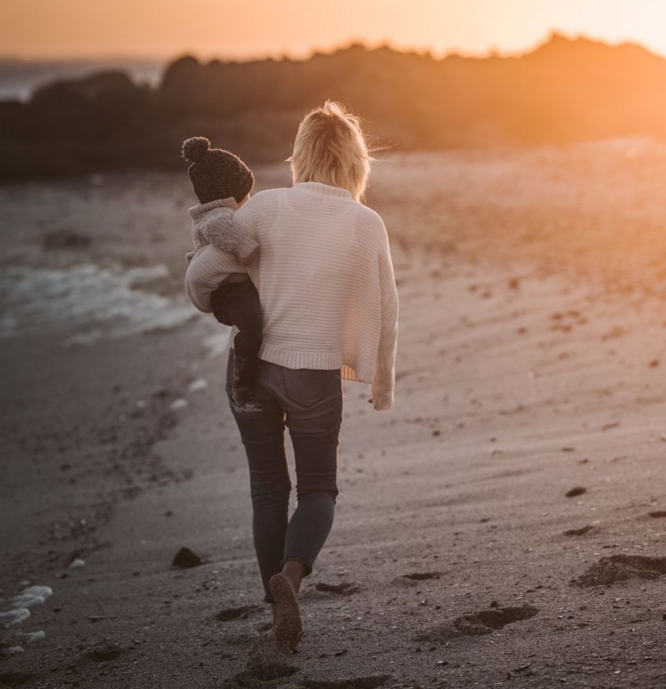 Walking by Ocean