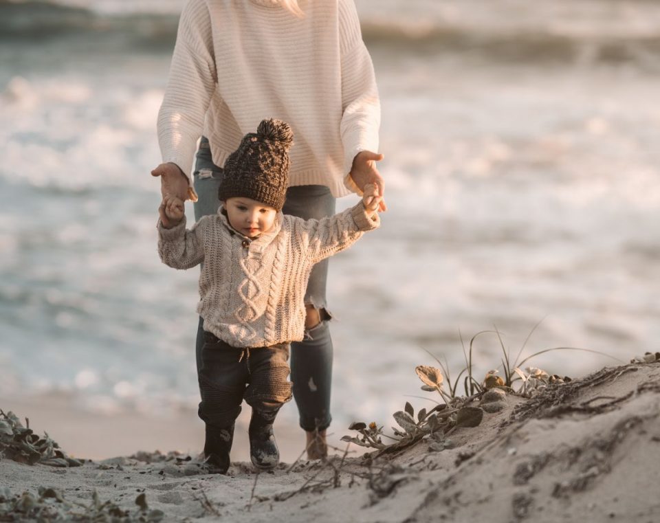 Walking by Ocean